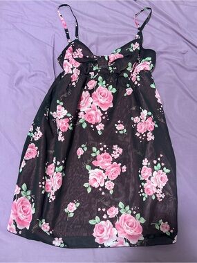 MA*RS SUGARGLOSS Rose Floral Print Dress